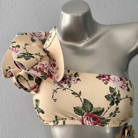 Antonio Melani x The Style Bungalow Miraflores Floral Top High Waist Bikini Set - Picture 5 of 9